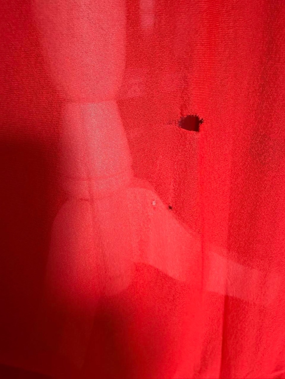 Proenza Schouler Red Sheer Turtleneck Maxi Dress - Picture 5 of 7